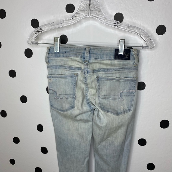 🌈5/$25🌈American Eagle distressed jeans size 00 - Picture 4 of 7